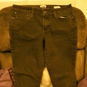 Levis demi curve skinny black jeans 6, 28" inseam